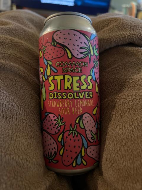 Stress Dissolver Strawberry Lemonade Sour 5.0%, Common Space, United States