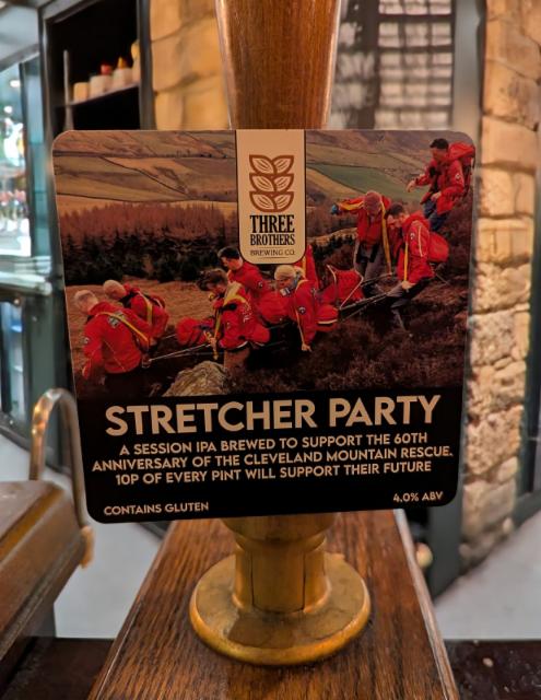 Stretcher Party 4.0%, Three Brothers Brewing Co, England