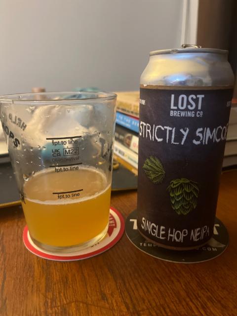 Strictly Simcoe 7.0%, Lost Brewing Co., United Kingdom