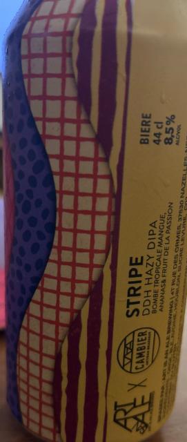 Stripe 8.5%, Art Is An Ale Brewing, France