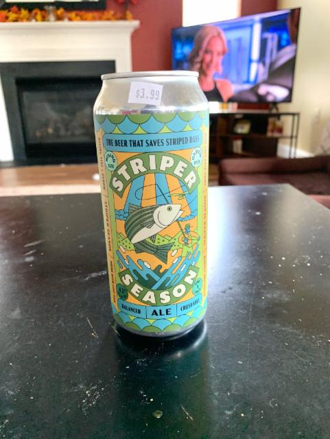 Striper Season 4.5%, Rising Tide Brewing Company, United States