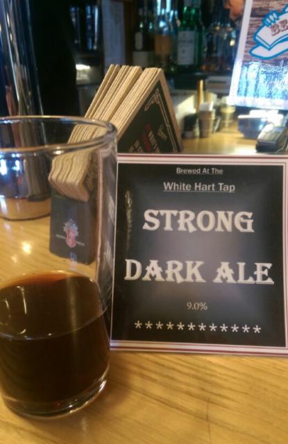 Strong Dark Ale 9.0%, White Hart Brewery, England