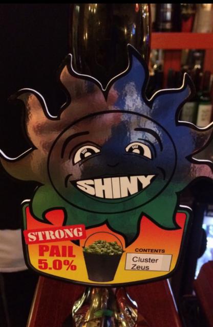 Strong Pail: Cluster Zeus 5.0%, Shiny Brewing, England