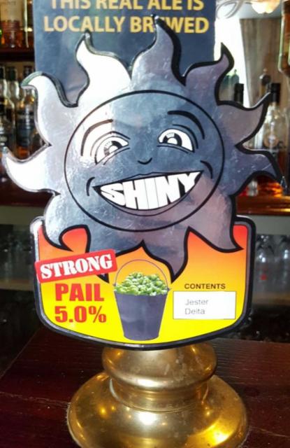 Strong Pail: Jester Delta 5.0%, Shiny Brewing, England