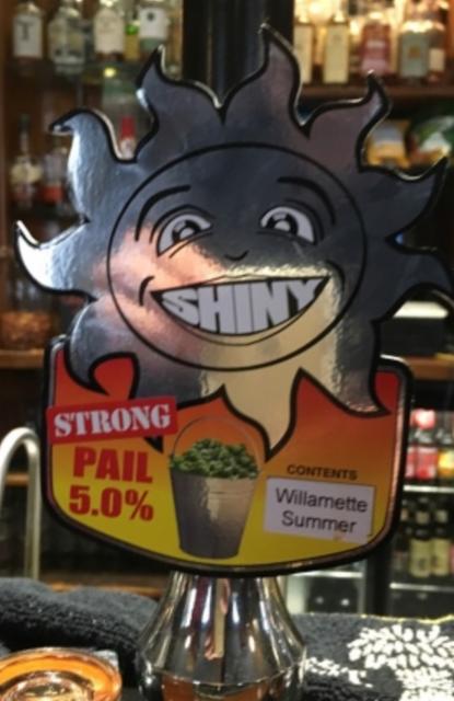 Strong Pail: Willamette Summer 5.0%, Shiny Brewing, England