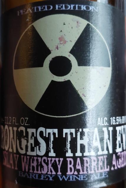 Strongest Than Ever islay whiskey barrel aged 16.5%, White Pony Microbirrificio, Italy