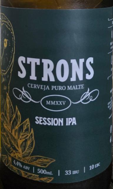 Strons Session IPA 4.4%, STRONS, Brazil