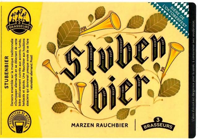Stuben Bier 6.0%, Les 3 Brasseurs / The 3 Brewers Lille, France