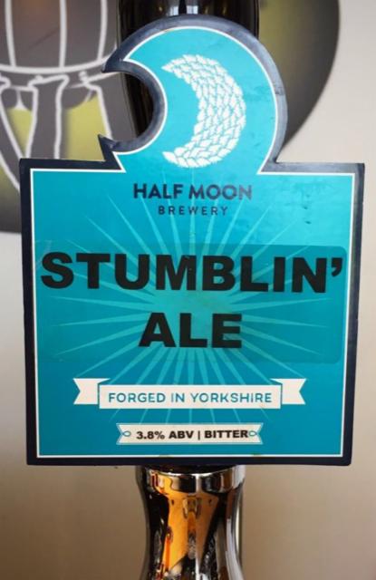 Stumblin' Ale 3.8%, Half Moon Brewery, England