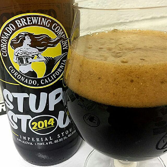 Stupid Stout 9.0%, Coronado Brewing Company, United States