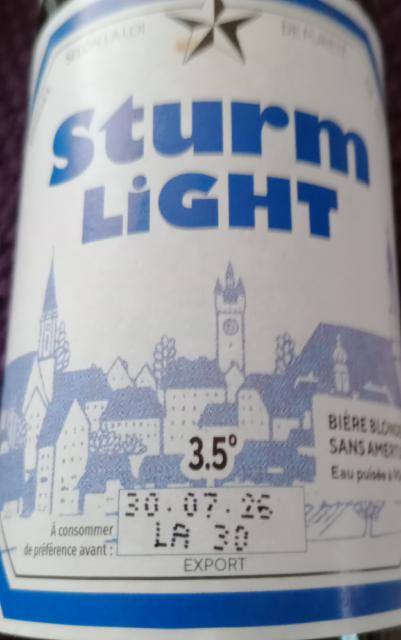 sturm light 3.5%, Karmeliten Brauerei Straubing, Germany