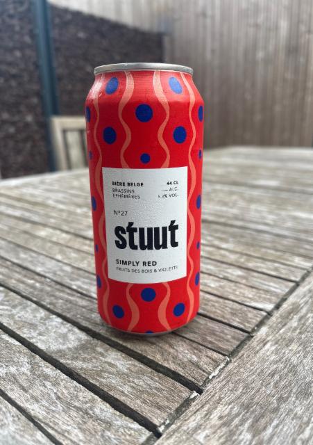 Stuut #27 - Simply Red 5.3%, Brasserie Caulier, Belgium