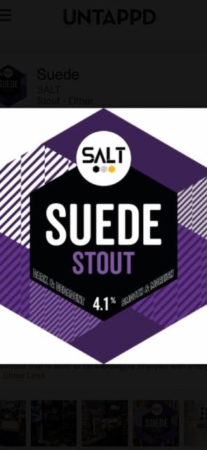 Suede 4.1%, Salt, England