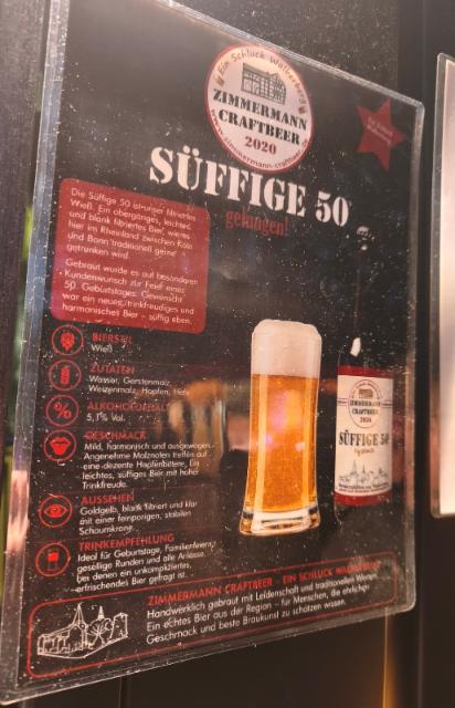 Süffige 50 5.1%, Zimmermann Craftbeer, Germany