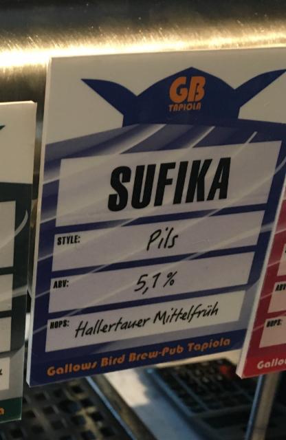 Sufika 5.1%, Brew-Pub Gallows Bird, Finland