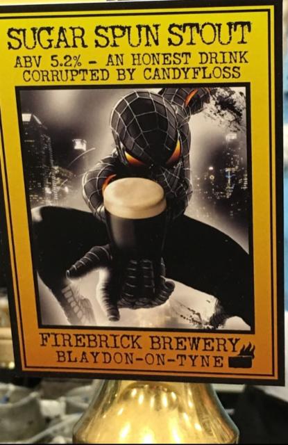Sugar Spun Stout 5.2%, Firebrick Brewery, England