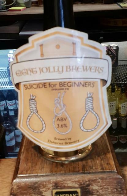 Suicide For Beginners 3.6%, Dukeries Brewery, England