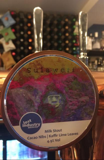 Sulawesi 4.9%, Lost Industry Brewing, England