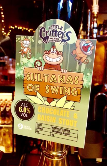 Sultanas Of Swing 6.0%, Little Critters Brewery, England