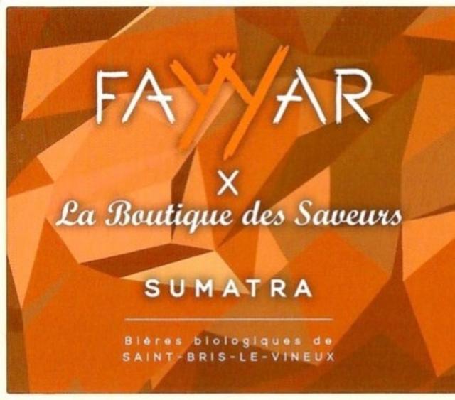 Sumatra 7.0%, Brasserie Fayyar, France