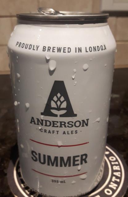 Summer 5.0%, Anderson Craft Ales, Canada