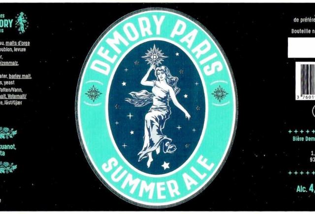 Summer Ale 4.7%, Demory Paris, France