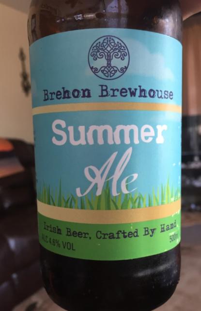 Summer Ale 4.6%, Brehon Brewhouse, Ireland