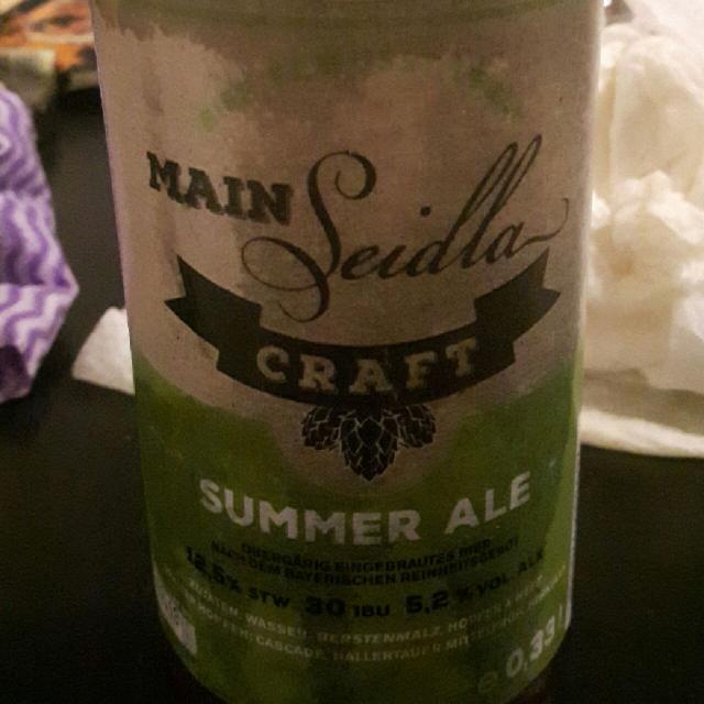 Summer Ale 5.2%, Brauhaus Binkert / Main Seidla, Germany