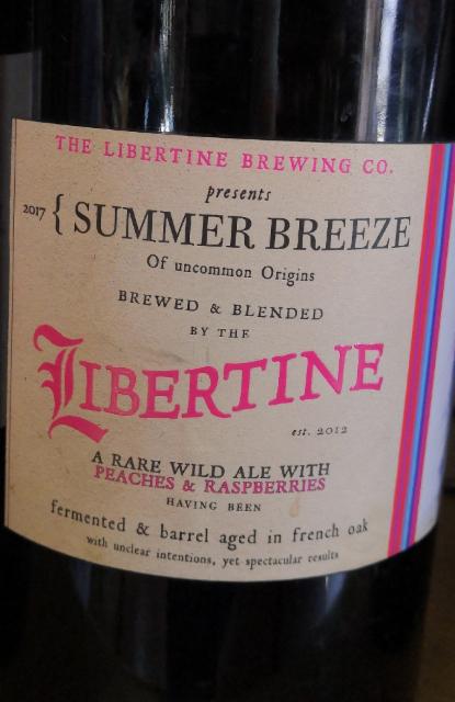 Summer Breeze 6.0%, The Libertine Brewing Company, United States