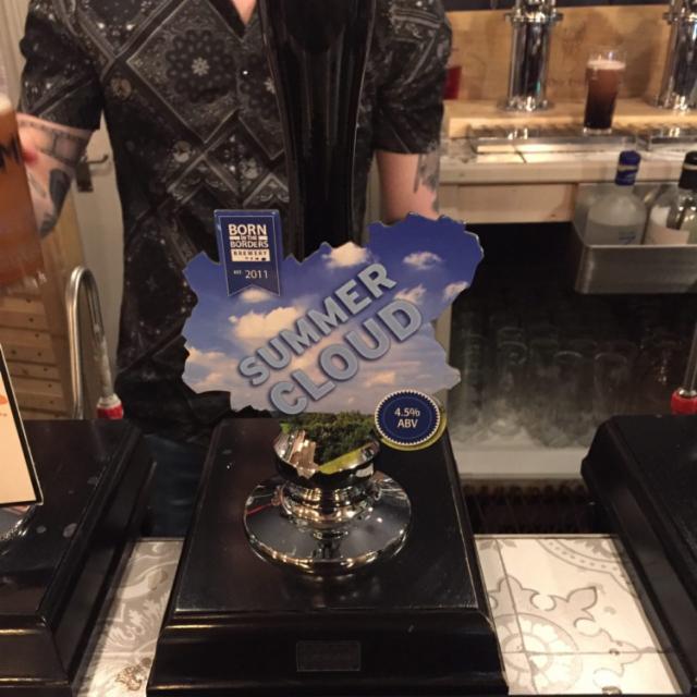 Summer Cloud 4.5%, Born in the Borders Brewery, Scotland