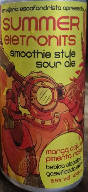 Summer Eletronits 6.5%, Cervejaria Escafandrista, Brazil