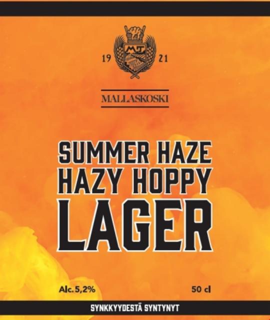 Summer Haze 5.2%, Mallaskosken Panimo, Finland