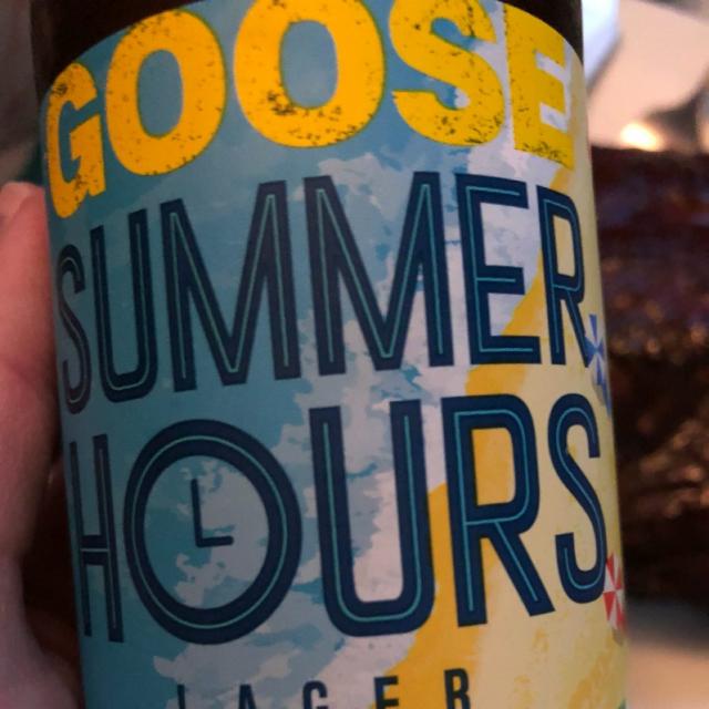 Summer Hours Lager 5.5%, Goose Island Beer Company (AB-InBev), United States