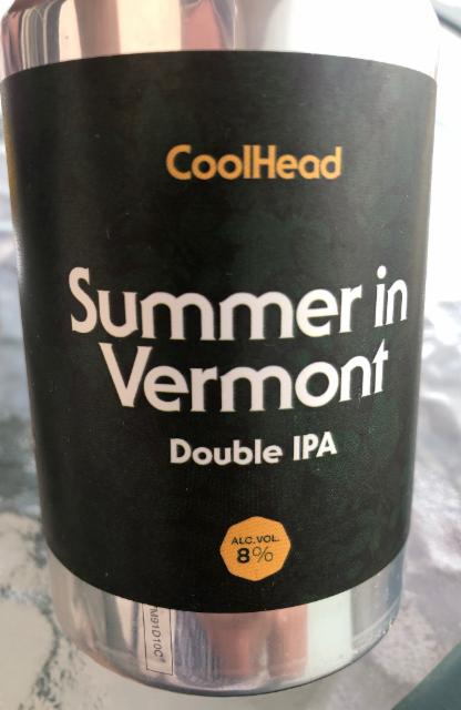 Summer in Vermont (2019) 8.0%, CoolHead Brew, Finland