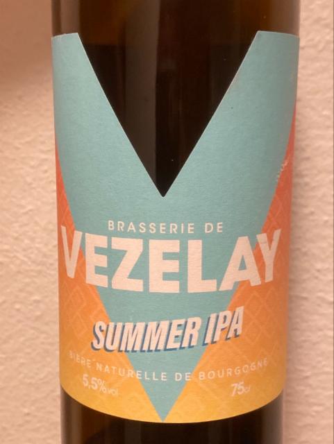 Summer IPA 5.5%, Brasserie De Vézelay, France
