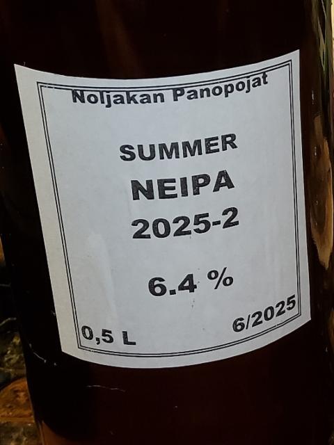 Summer neipa 2025-2 6.4%, Noljakan Panopojat, Finland