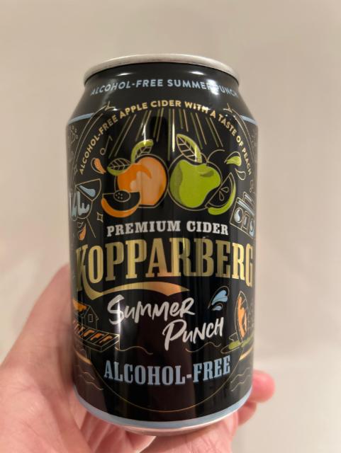 Summer Punch Alcohol-Free 0.0%, Kopparbergs Bryggeri, Sweden