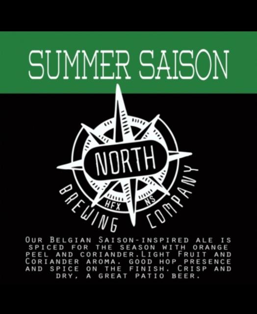 Summer Saison 5.5%, North Brewing Company, Canada