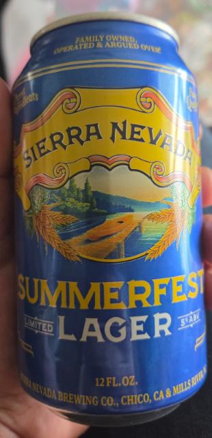 Summerfest Limited Lager 2026 5.0%, Sierra Nevada Brewing Company, United States