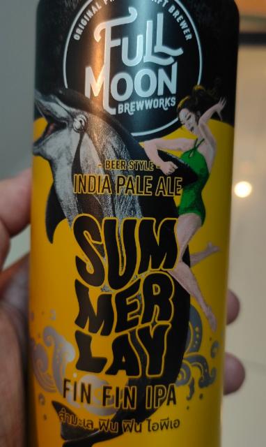 Summerlay Fin Fin IPA 6.0%, Full Moon Brew Works, Thailand