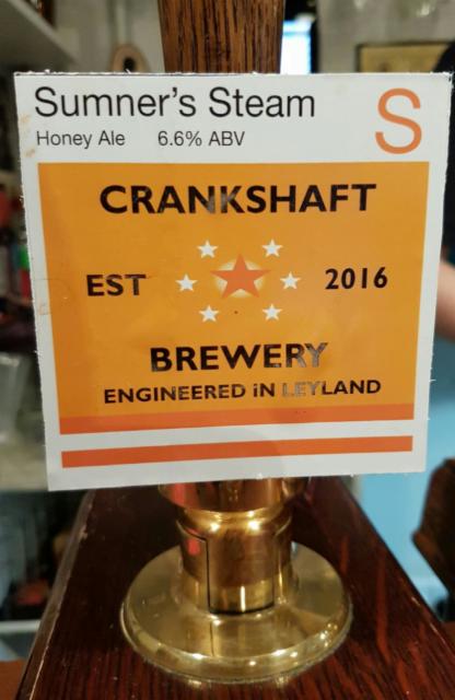 Summer's Steam 6.6%, Crankshaft Brewery, England