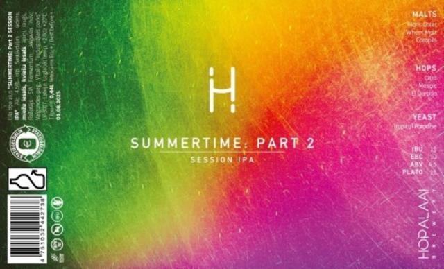 Summertime: Part 2 4.5%, Hopalaa, Latvia