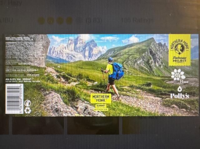 Summit // Haze Outdoors // Polly's // Hazy IPA 6.5%, Northern Monk Brew Co., England