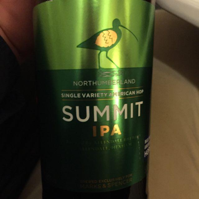 Summit IPA 4.8%, Allendale Brewery, England