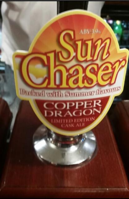Sun Chaser 3.9%, Copper Dragon Brewery, England