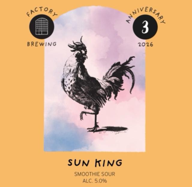 Sun King 5.0%, Factory Brewing, Finland