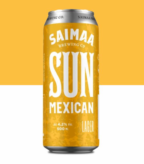Brewer's Classic: Saimaa Sun Mexican Lager 4.2%, Saimaa Brewing Company, Finland