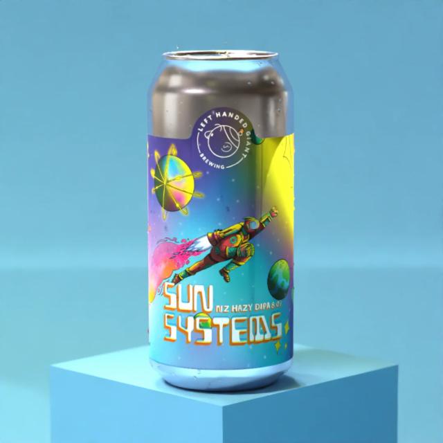 Sun Systems 8.0%, Left Handed Giant Brewing, England