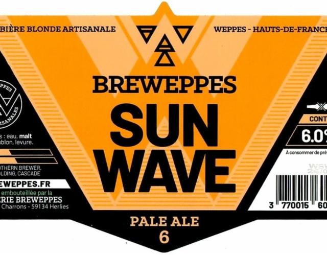 Sun Wave 6.0%, Brasserie Breweppes, France
