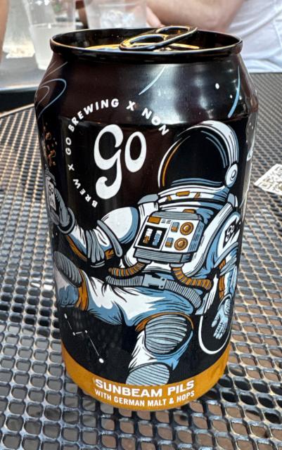Sunbeam pils 0.5%, Go Brewing, United States